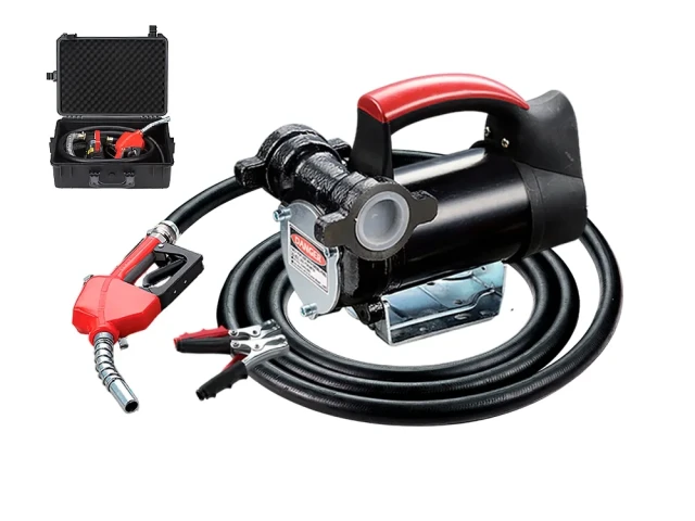 Купить Насос для перекачки ДТ GET Oil 12 В 50 л/мин со шлангом и пистолетом в кейсе